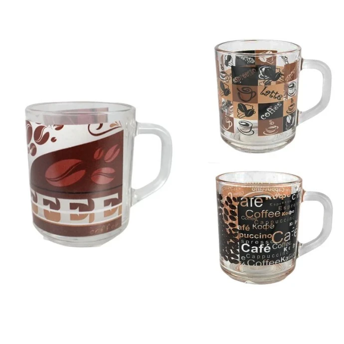 Кружка 200мл стекло COFFEE (20)