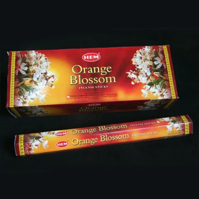 Благовония шестигранник 20 палочек HEM Orange Blossom Цветущий апельсин 186OB (6)