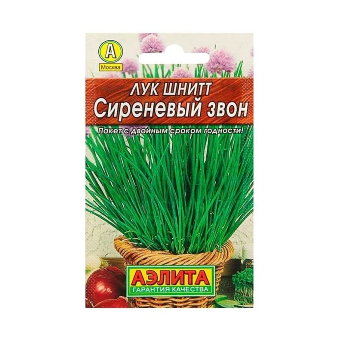 Семена Лук шнитт Сиреневый звон 0,5г Лидер АЭЛИТА
