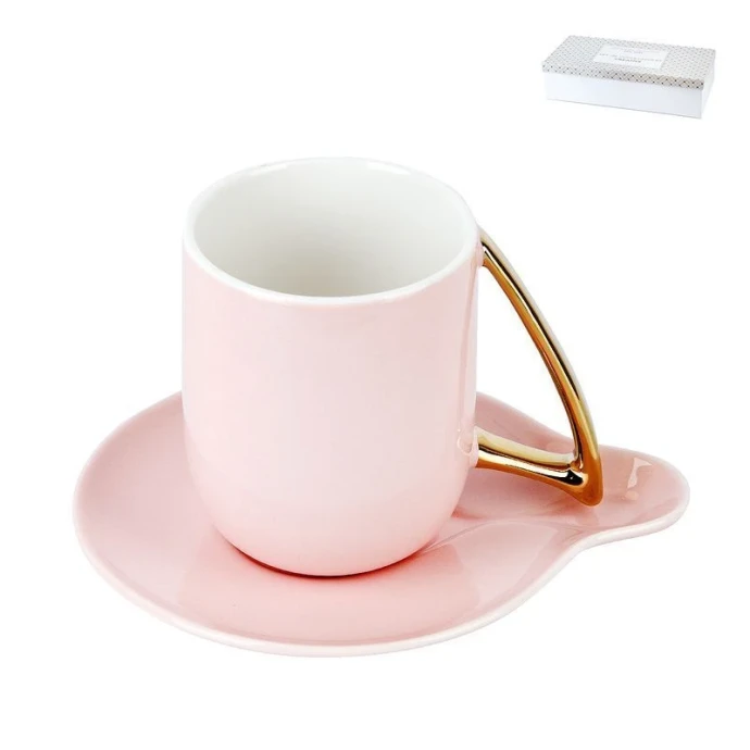 Чайный набор 12пр фарфор 5th Avenue. Pink на 6 персон 240мл подар.уп. (6)