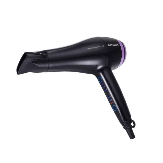 Фен пластик Centek CT-2263  2000Вт, 2 режима мощности, 3 t&deg;режима, холодный обдув (12)