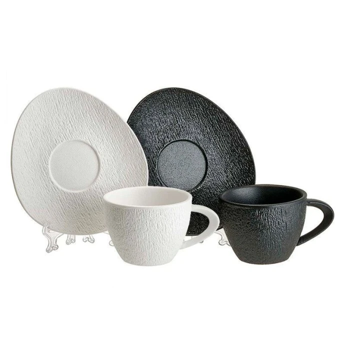 Чайный набор 4пр фарфор FLAT WHITE collection на 2 персоны 200мл подар.уп. AK4-0002 (12)