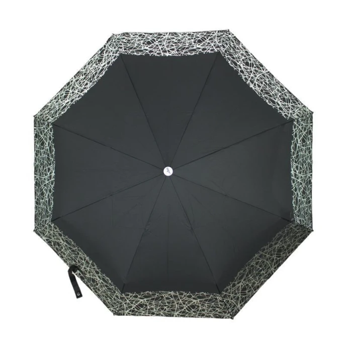 Зонт женский суперавтомат 3 сложения 8 спиц Silver Web L7705 LAIRD (12)