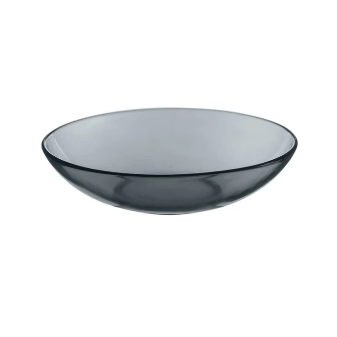 Салатник 850мл 20см стекло BASILICO LAVA GREY (6)