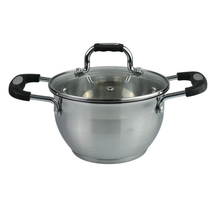 Кастрюля 3,1л 18см нерж.сталь DL-4002-18 (12)