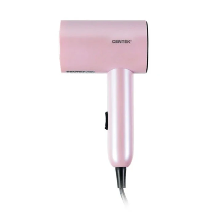 Фен складной пластик Centek CT-2201 розовый 900Вт, 2 скорости, 2 t&deg; режима (24)