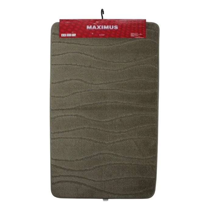 Коврик в ванную полипропилен 60*100см MAXIMUS 10609 FUNGI GRAY серый 2507