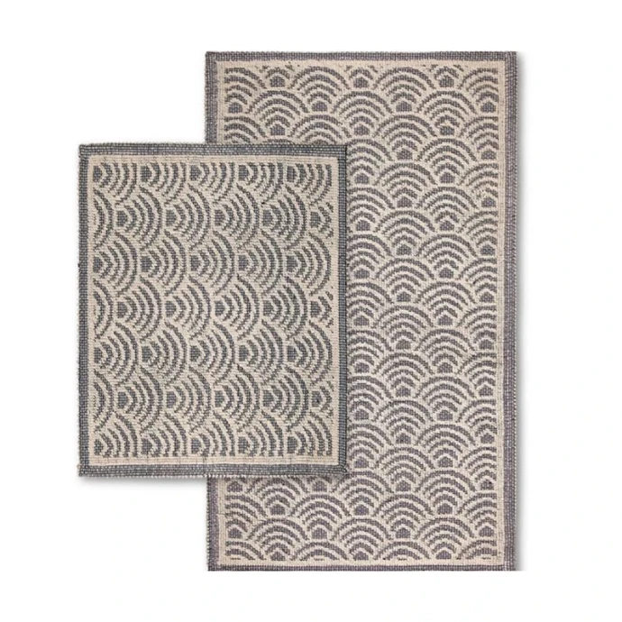 Набор ковриков в ванную 2пр 60*100/50*60 хлопок COTTON SHELL EKRU (5)