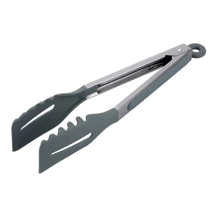 Щипцы кулинарные 28,7*4,5см силикон Silicone с мет.ручками 79-031 (100)