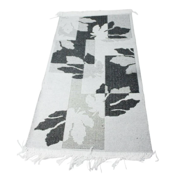 Коврик интерьерный 50*90см хлопок Kilim Usak серый, черный