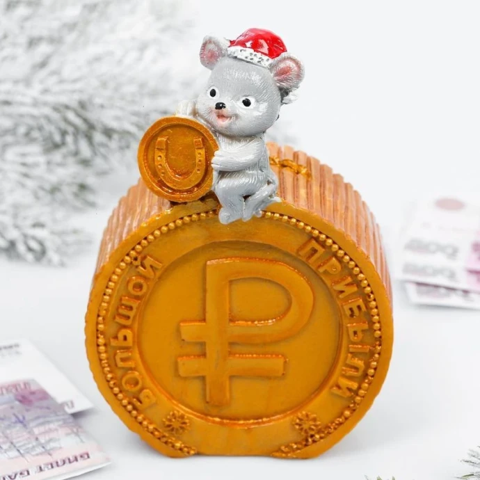Копилка Большой прибыли 10*9,5см полистоун