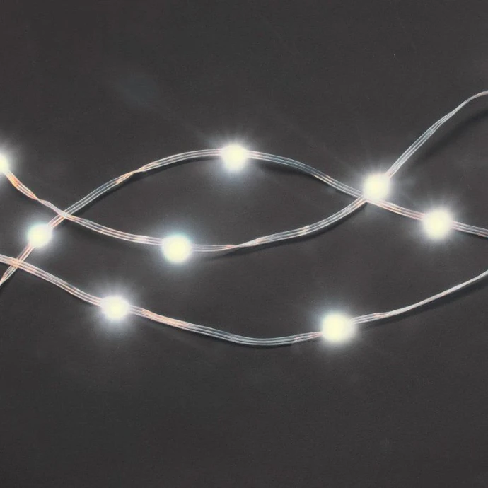 Гирлянда эл. Нить Созвездие Ориона 10м 100LED Extra шампань пост.свеч ПВХ прозр 220В НВ СНОУ БУМ