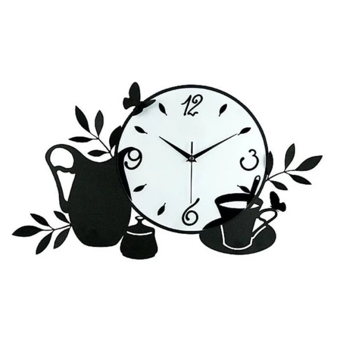 Часы настенные 54*32см пластик Композиция Время