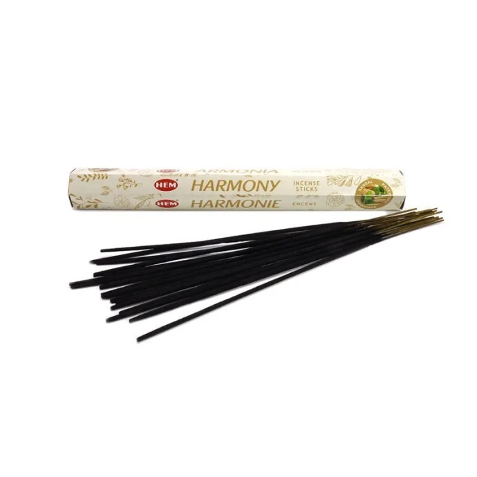Благовония шестигранник 20 палочек HEM Aromatherapy Harmony Ароматерапия Гармония 186AH (6)