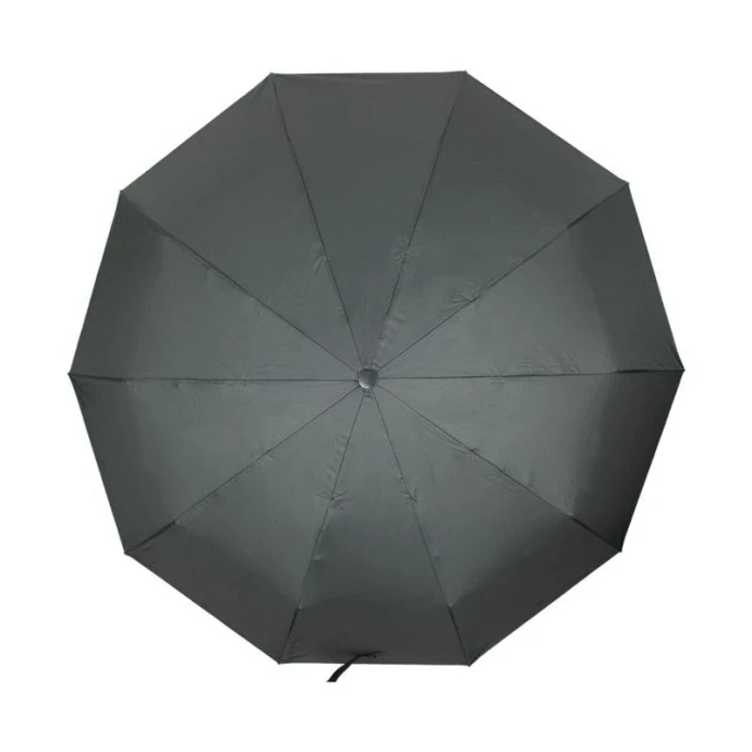 Зонт мужской суперавтомат 3 сложения 10 спиц ручка прямая 3018 Rainproof (12)