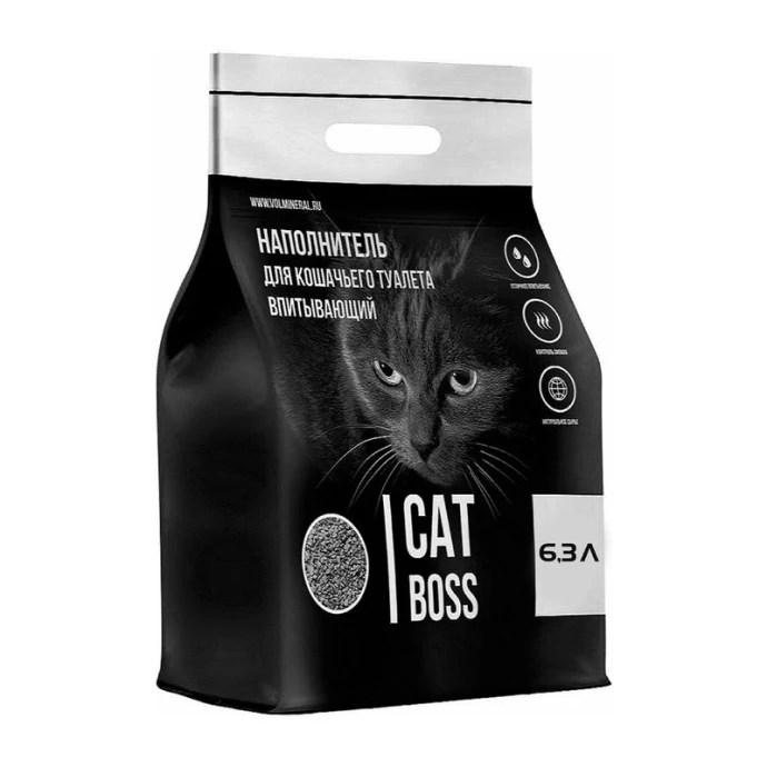 Наполнитель впит. для кошачьего туалета CatBoss 3,5кг (6,3л) (4)