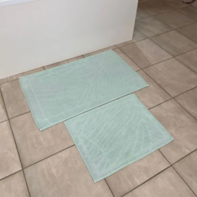 Набор ковриков в ванную хлопок 2пр 60*100/50*60 COTTON BREEZE AQUA (8)