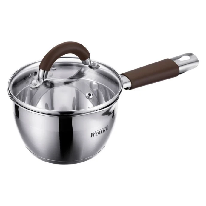 Ковш 1,1л нерж.сталь Truffle со стекл.крышкой 14*8,5см 67-0114 (6)