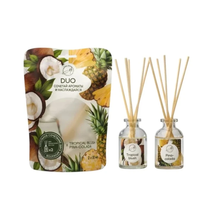 Набор аромадиффузоров 2шт. 30мл Aroma Harmony DUO Tropical Blush + Pina-colada AH01011 (10)